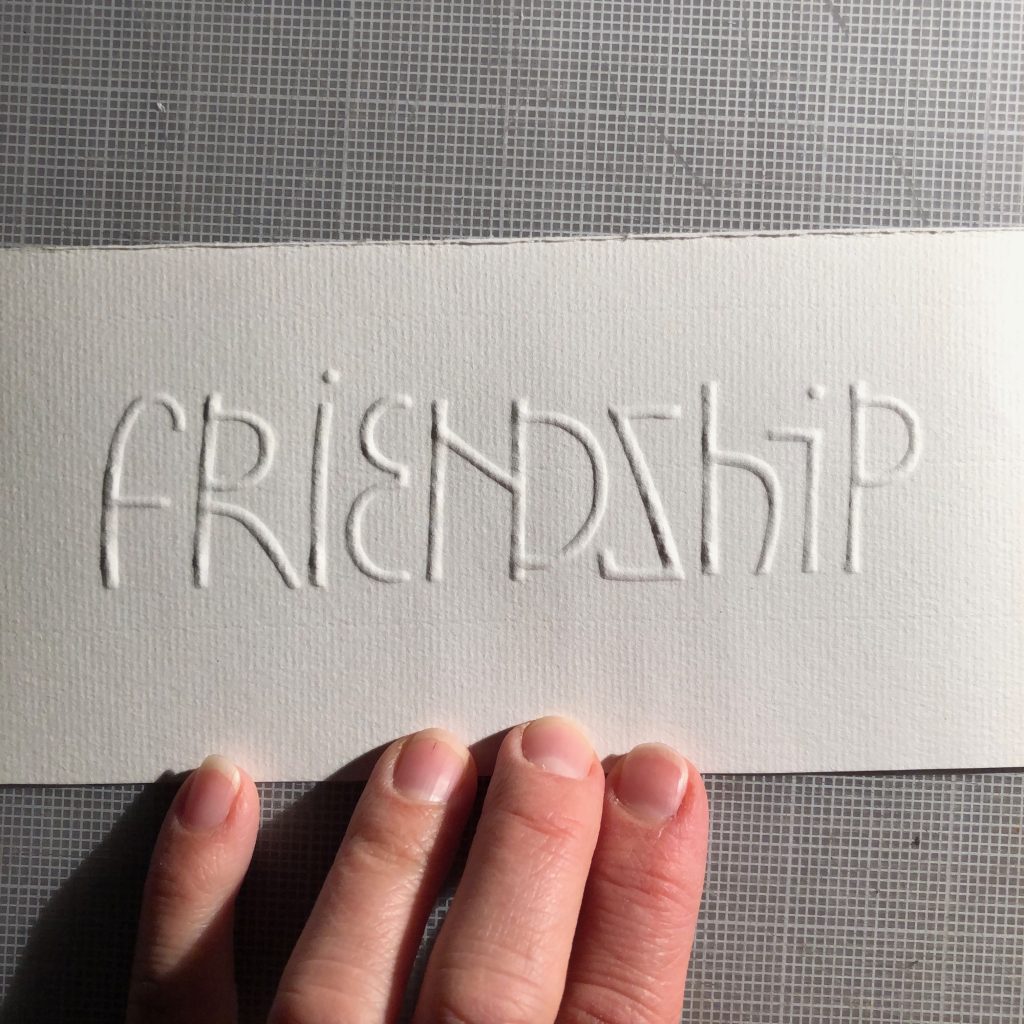 embossing work by inscriptorum